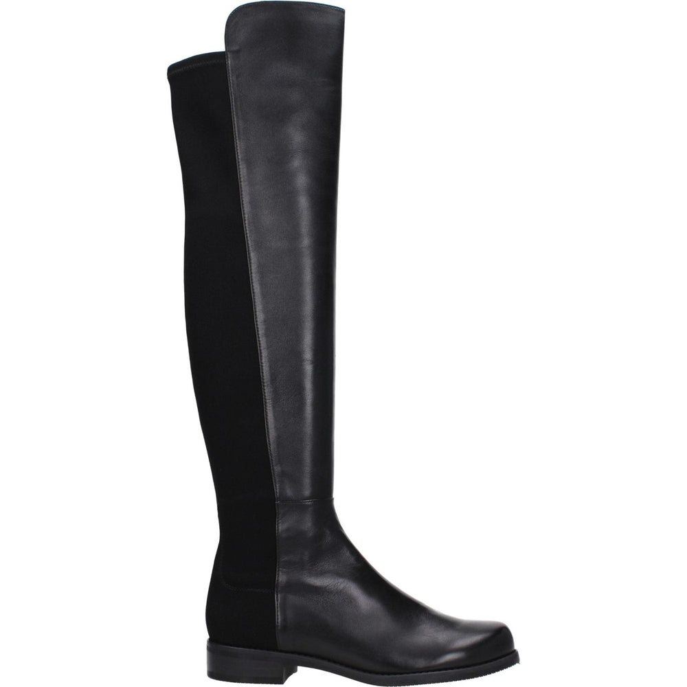 Stuart Weitzman Black Leather Over The Knee ST-8547266953481-EU35/US5