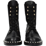 Stuart Weitzman Black Leather Ankle Boots ST-8547266593033-EU35/US5