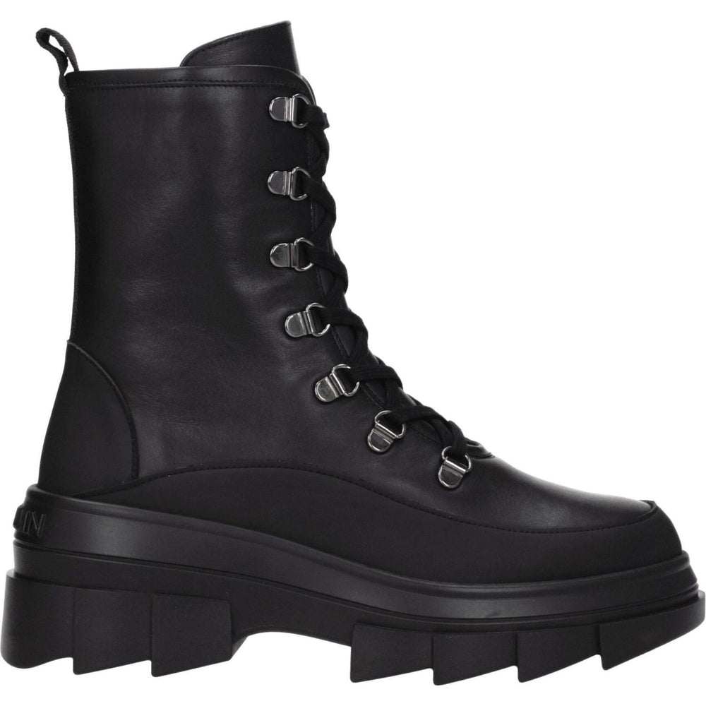 Stuart Weitzman Black Leather Ankle Boots ST-8547266691337-EU35/US5