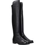 Stuart Weitzman Black Leather Over The Knee ST-8547266953481-EU35/US5