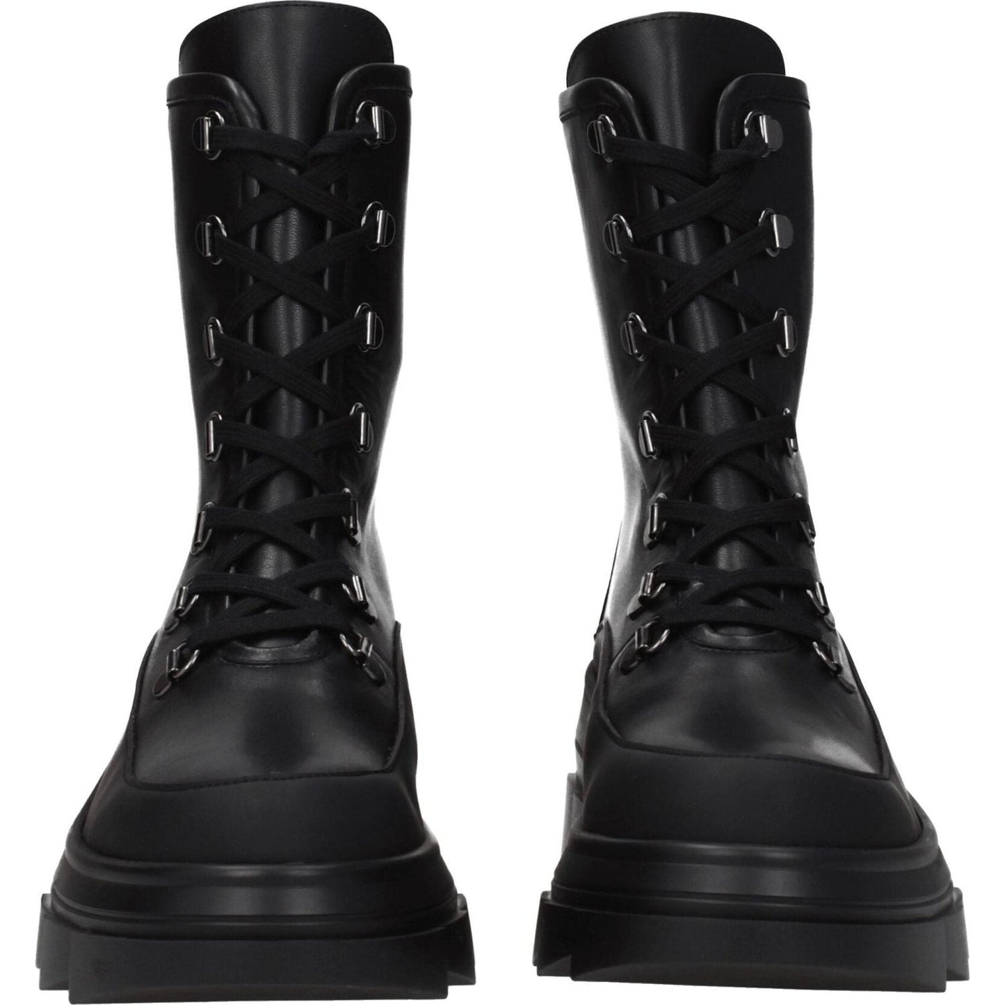 Stuart Weitzman Black Leather Ankle Boots ST-8547266691337-EU35/US5