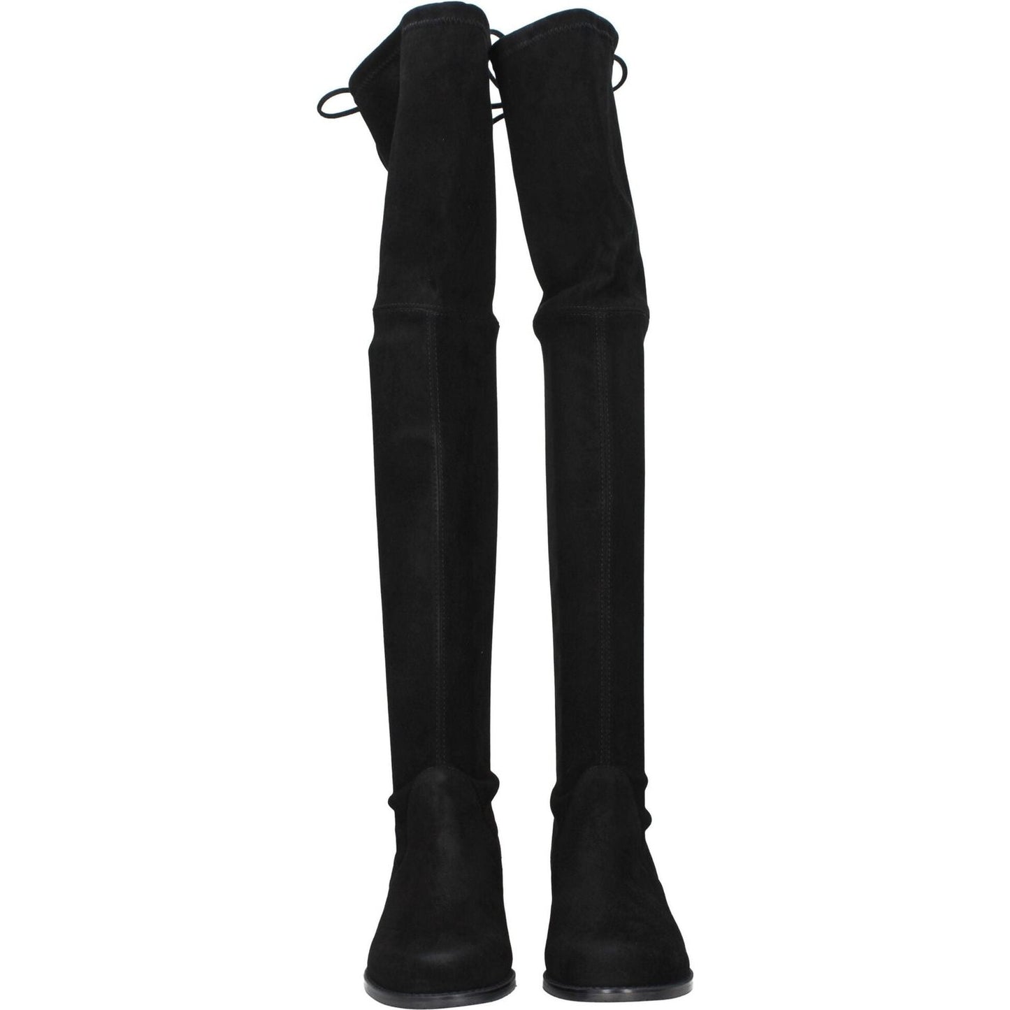 Stuart Weitzman Black Leather Over The Knee ST-8547266986249-EU35/US5