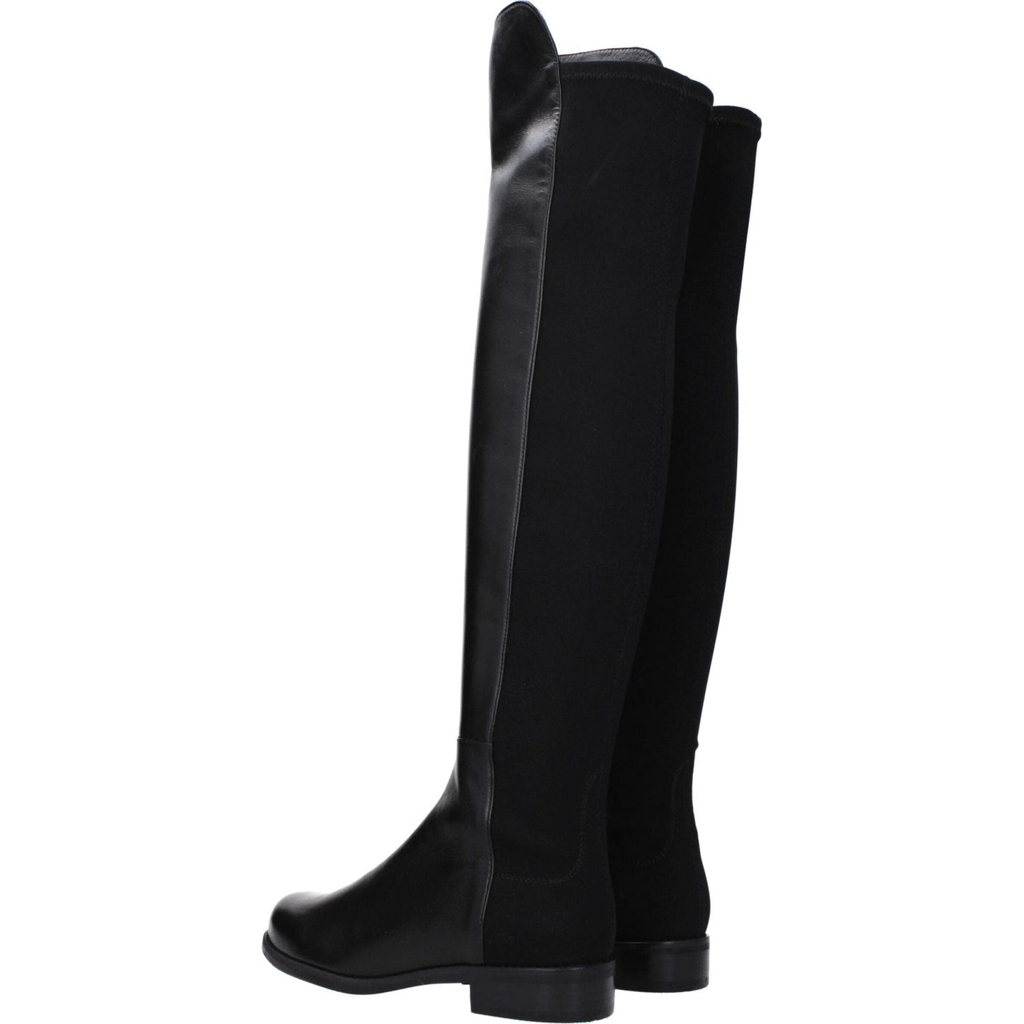 Stuart Weitzman Black Leather Over The Knee ST-8547266953481-EU35/US5