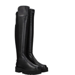 Stuart Weitzman Black Leather Over The Knee ST-8547266855177-EU35/US5