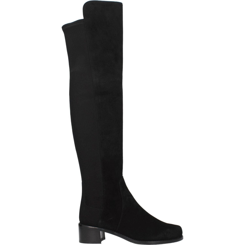 Stuart Weitzman Black Leather Over The Knee ST-8547267117321-EU35/US5