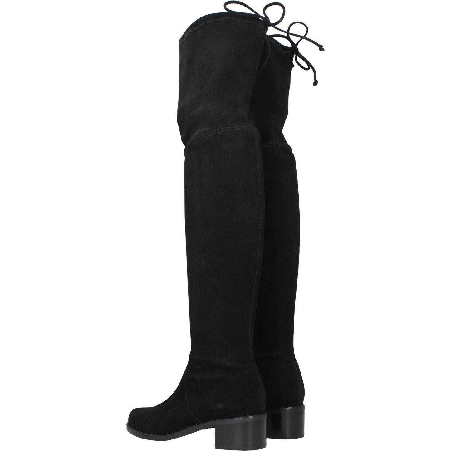 Stuart Weitzman Black Leather Over The Knee ST-8547266986249-EU35/US5