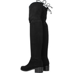 Stuart Weitzman Black Leather Over The Knee ST-8547266986249-EU35/US5