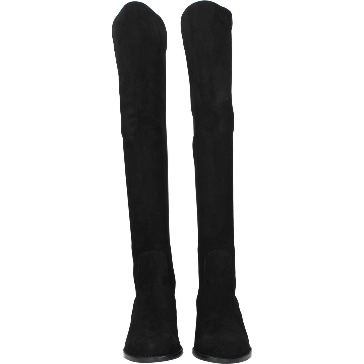 Stuart Weitzman Black Leather Over The Knee ST-8547267117321-EU35/US5