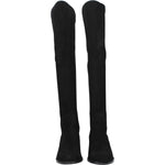 Stuart Weitzman Black Leather Over The Knee ST-8547267117321-EU35/US5