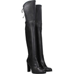 Stuart Weitzman Black Leather Over The Knee ST-8547267608841-EU35/US5
