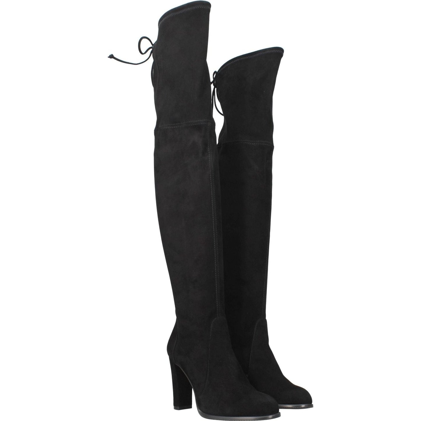 Stuart Weitzman Black Leather Over The Knee ST-8547267641609-EU35/US5