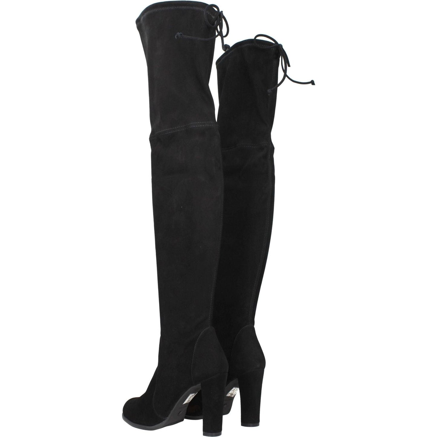 Stuart Weitzman Black Leather Over The Knee ST-8547267641609-EU35/US5