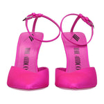 The Attico Pink Satin Stiletto Heels Sandals TH-8547287204105-EU37/US7