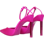 The Attico Pink Satin Stiletto Heels Sandals TH-8547287204105-EU37/US7