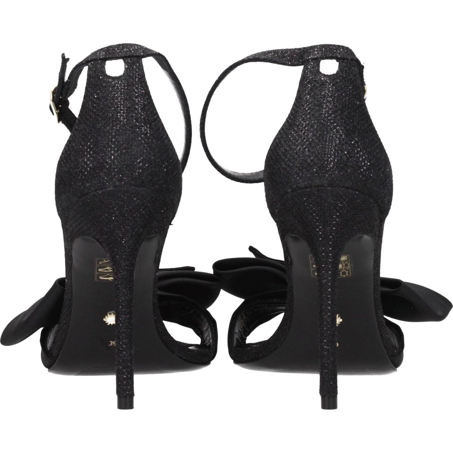 Stuart Weitzman Black Satin Stiletto Heels Sandals ST-8547287761161-EU39/US9