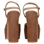 Stuart Weitzman Beige Leather Platforms ST-8547313123593-EU38/US8