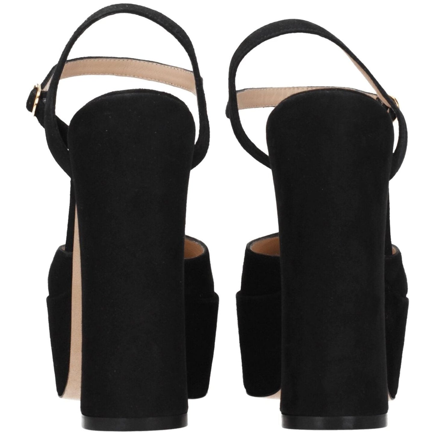 Stuart Weitzman Black Leather Platforms ST-8547313221897-EU39.5/US9.5