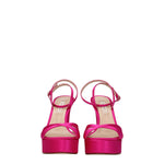 Casadei Pink Satin Platforms CA-8547364503817-EU36/US6