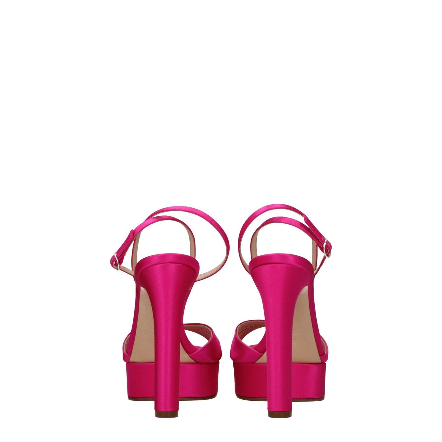 Casadei Pink Satin Platforms CA-8547364503817-EU36/US6