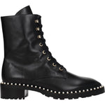 Stuart Weitzman Black Leather Ankle Boots ST-8547244736777-EU38.5/US8.5
