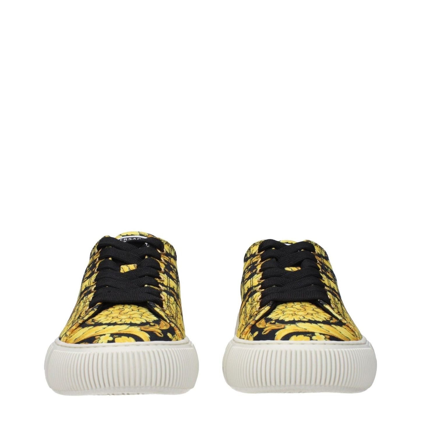 Versace Gold Fabric Sneakers VE-15161716965641-EU38.5/US8.5