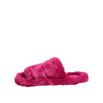 Dolce & Gabbana Pink Acrylic Faux Fur Mens Flats Sandals Shoes MV7675-40