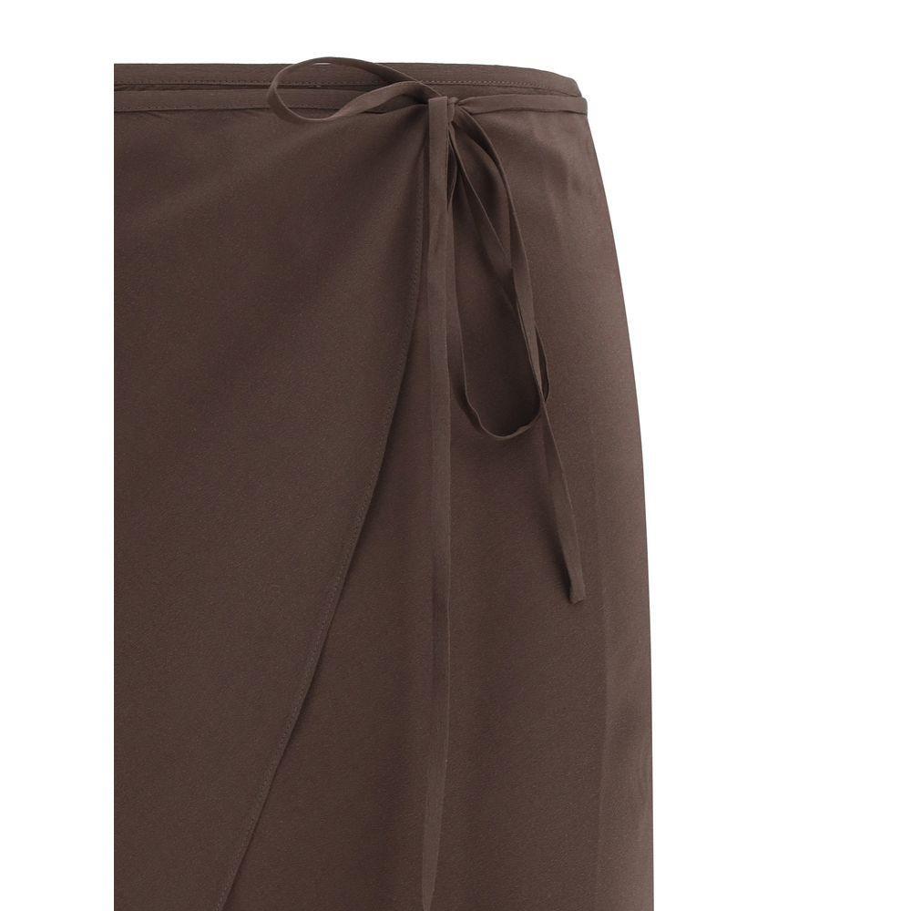 Petar Petrov Midi Skirt PE-S25R5DARKBROWN-IT38 | S
