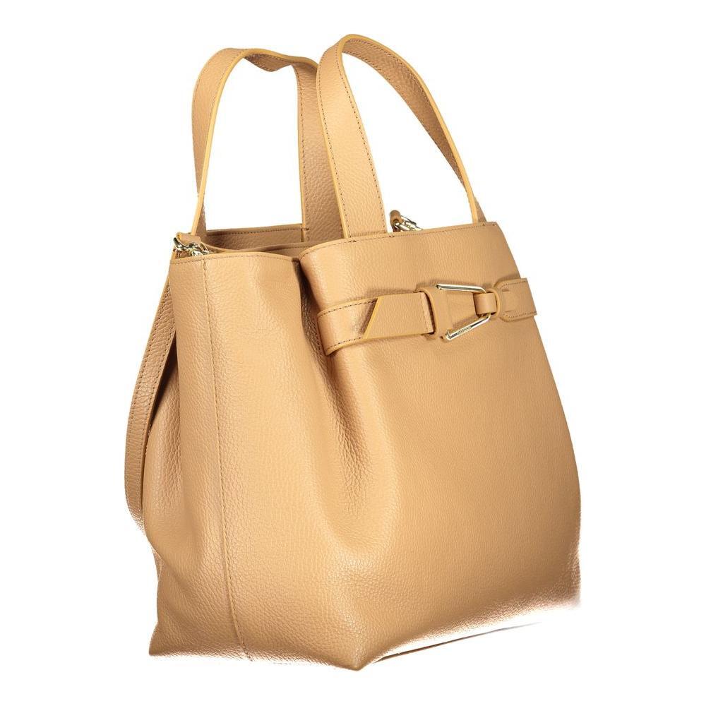 Coccinelle Brown Polyethylene Handbag CO-36370