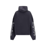 Balenciaga Blackletter script motif Hoodie BA-808227TSVW51041-S