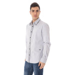 Costume National Blue Cotton Shirt CO-6276-IT48 | M
