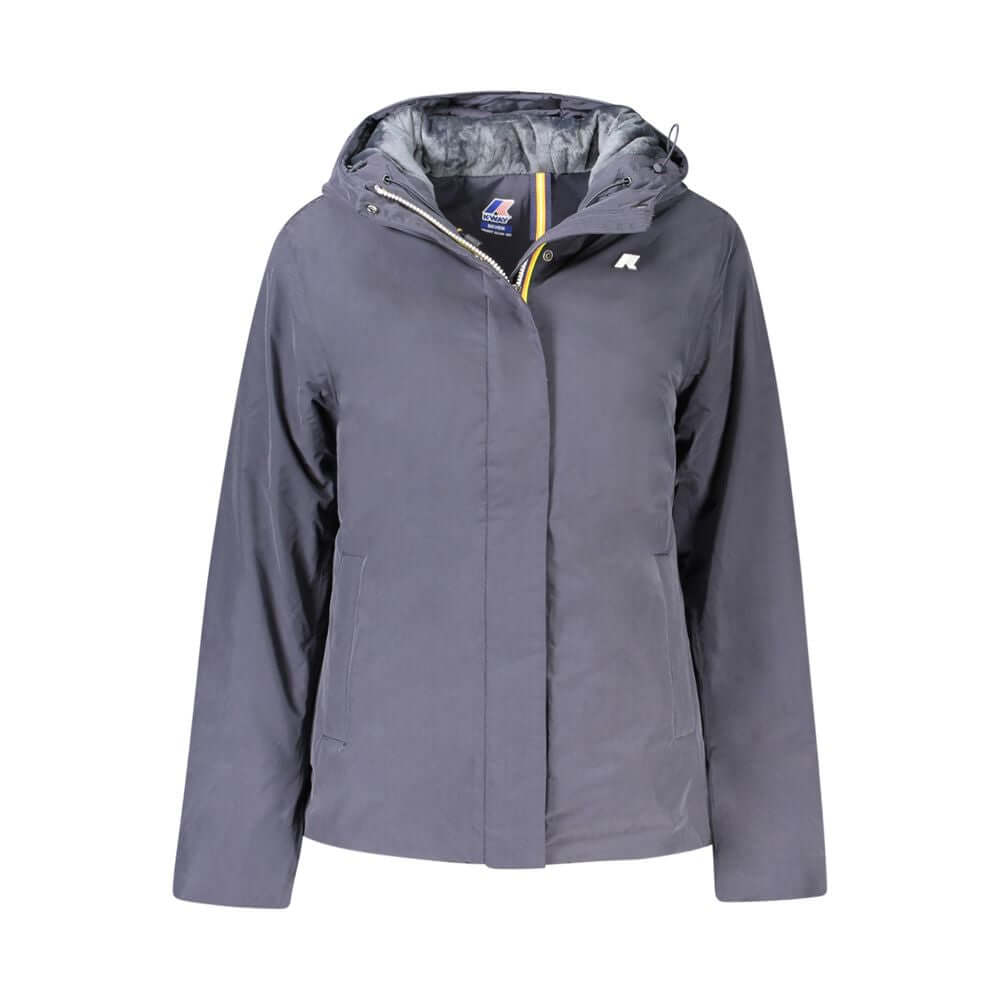 K-WAY Blue Polyamide Jackets & Coat KW-34158-S