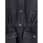 Marant Etoile Nossia denim Jacket MA-VE0527FAB1H04E01VB-34