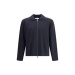Thom Browne Double Face Full Zip Up Cardigan In Meri TH-MKT021AY1055415-3