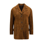 Salvatore Santoro Suede leather Jacket SA-49077DTOBACCO-IT40 | M