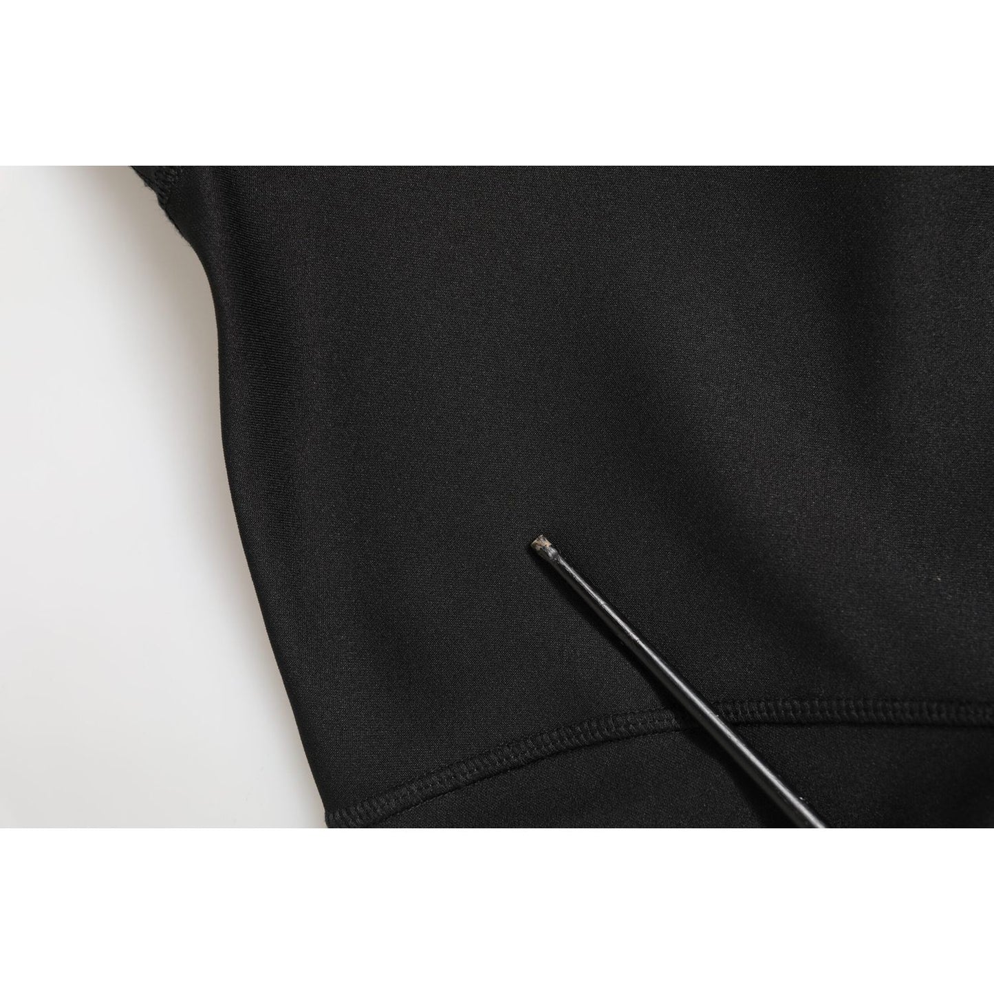 Dolce & Gabbana Black Polyester Turtleneck Pullover Sweater TSH91250-44