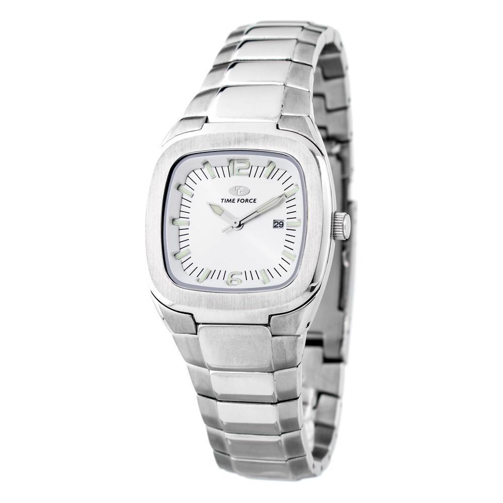 Time Force Silver Stainless Steel Watch TFTF2576L02MAC