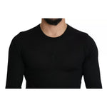 Dolce & Gabbana Black Cashmere Crewneck Pullover Sweater TSH5563-44