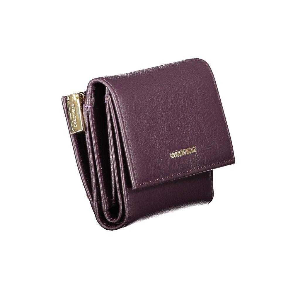 Coccinelle Purple Leather Women Wallet CO-39556