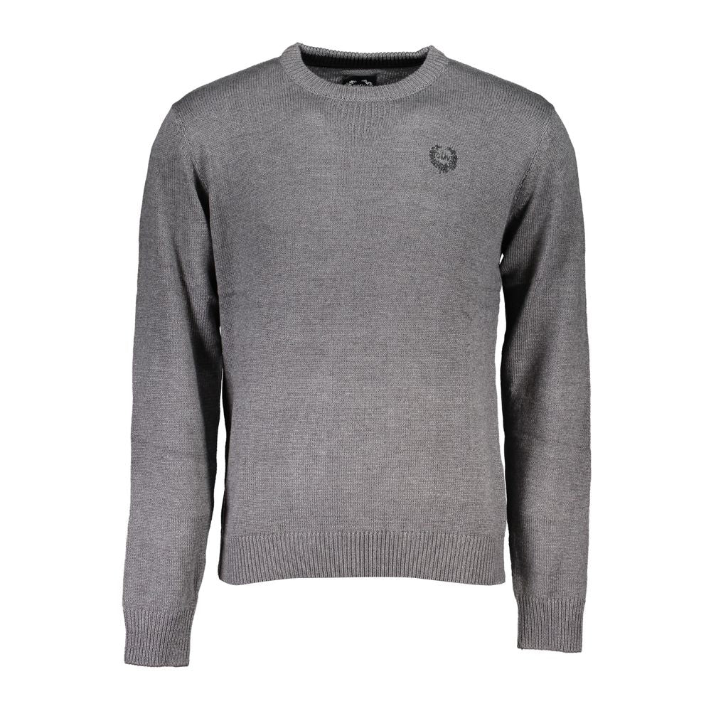 Gianmarco Venturi Gray Cotton Sweater