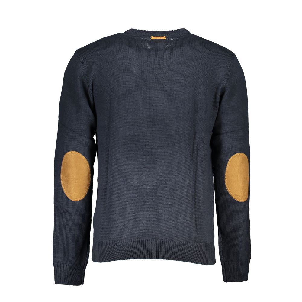 Gianmarco Venturi Blue Cotton Sweater