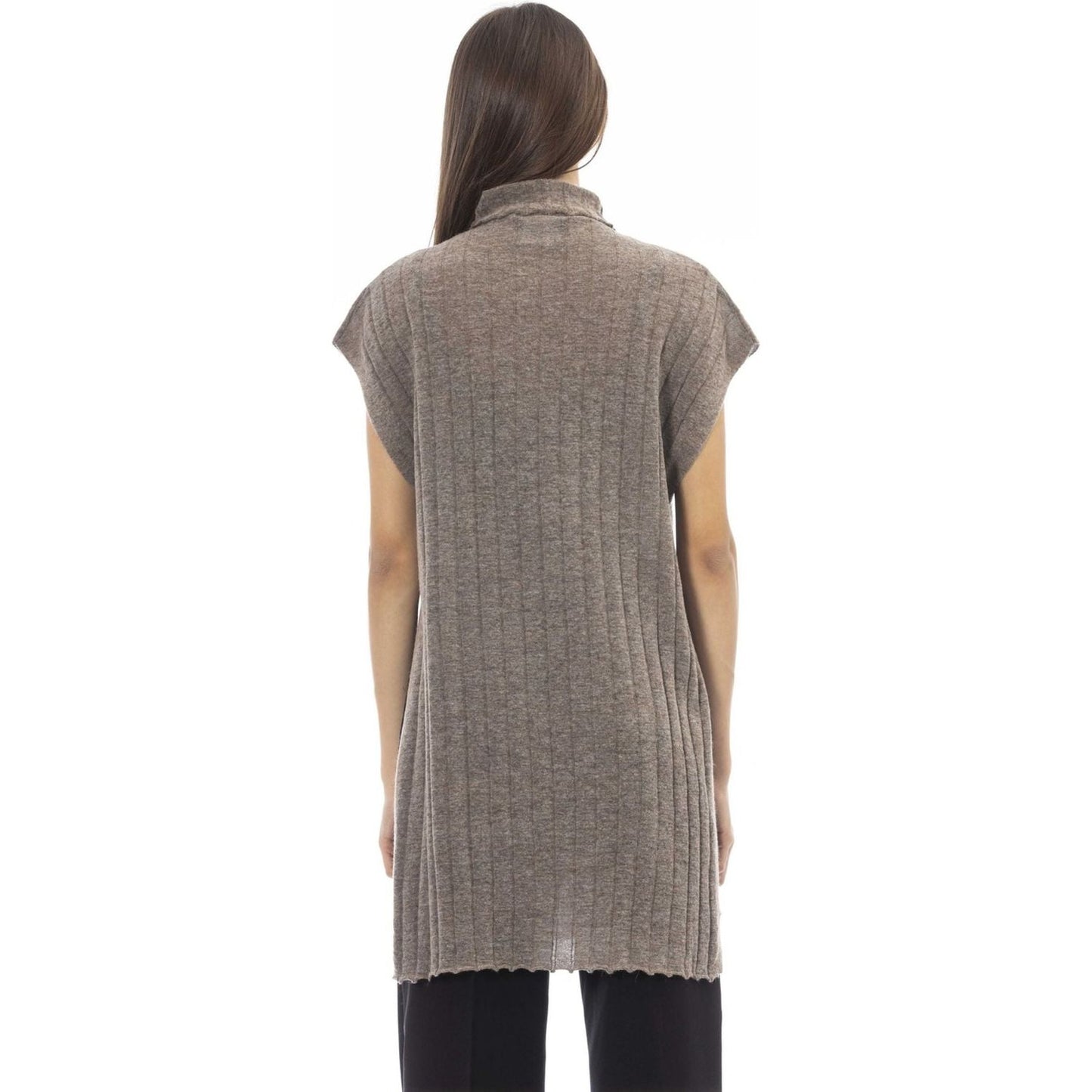 Alpha Studio Sweaters AD8605H_5182GREIGE:401218