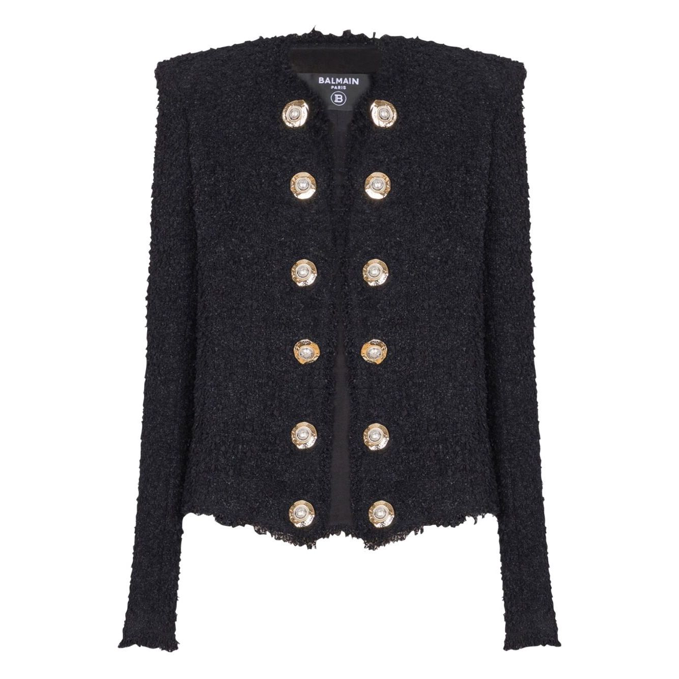 Balmain Edge-to-edge tweed jacket Jackets