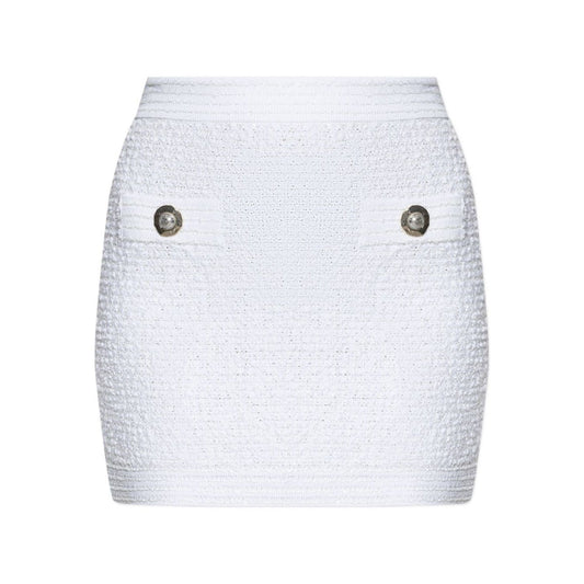 Balmain Tweed Mini Skirt Skirts
