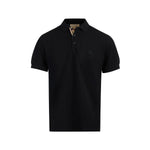 Burberry Black Cotton Collared Polo Shirt BU8000913BK