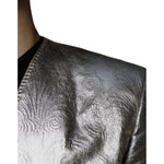 Dolce & Gabbana Gold Jacquard Single Breasted Dress Blazer JKT4071-50