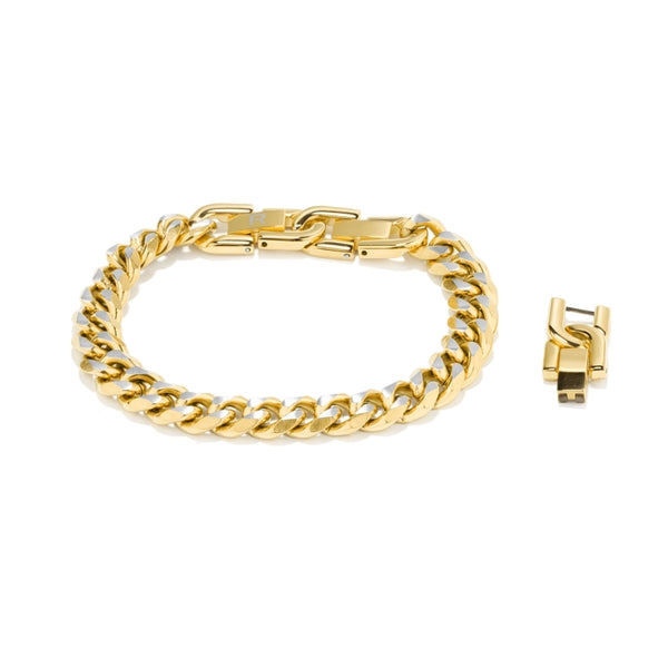 RADIANT JEWELS JEWELRY Mod. RH000048 gold chain bracelet displayed on a white background