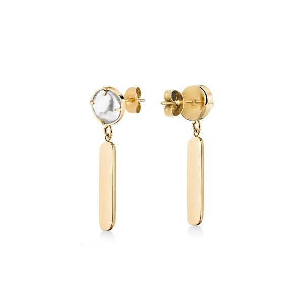 ROSEFIELD JEWELS JEWELRY Mod. JLPEG-J183 gold drop earrings