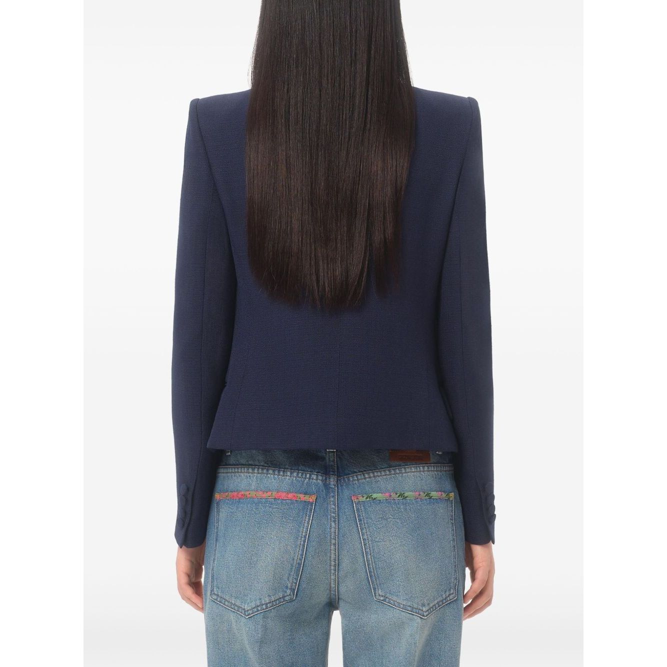 Valentino Bow-detail single-breasted blazer Jackets