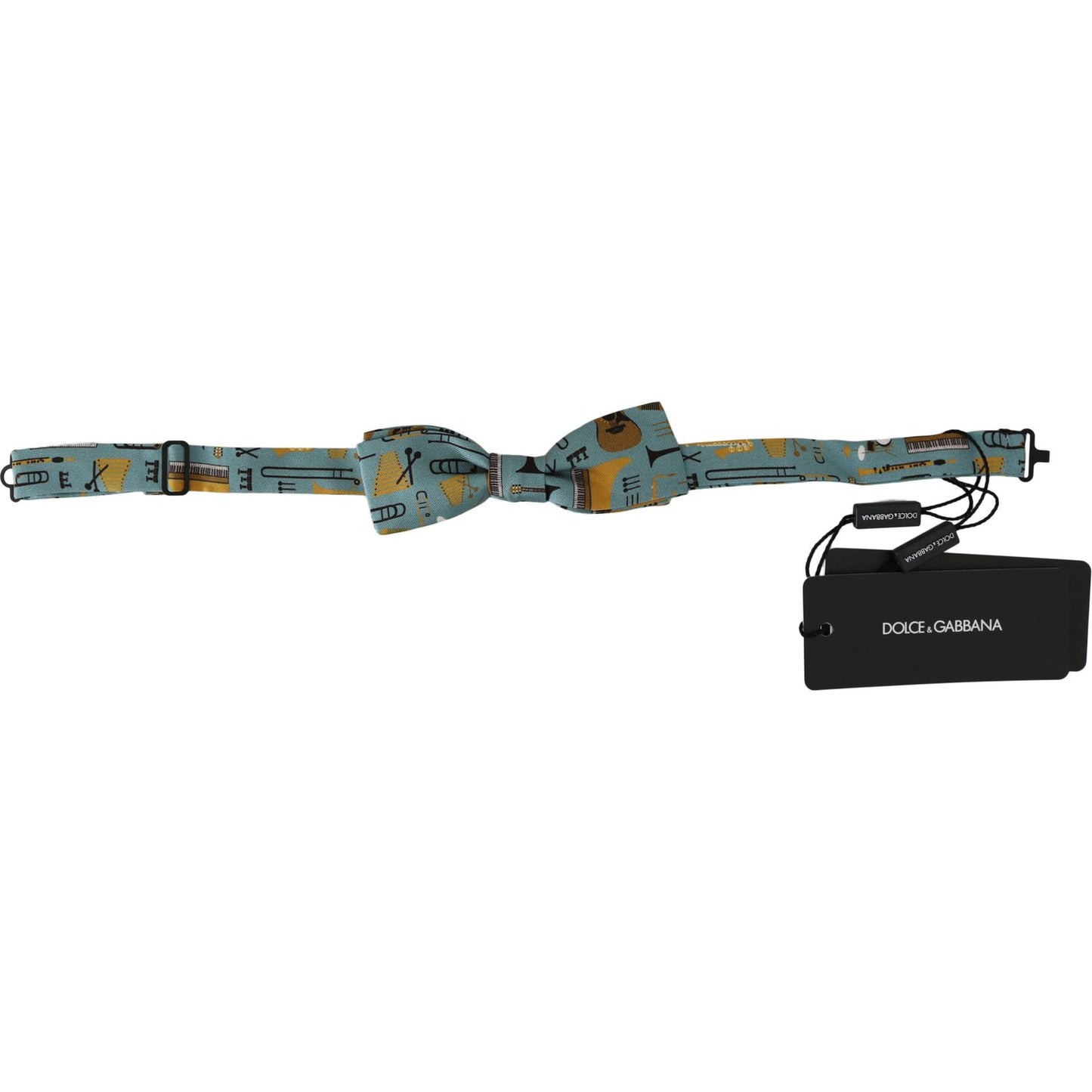 Dolce & Gabbana Mint Green Jazz Club Adjustable Neck Papillon Bow Tie Bow Tie