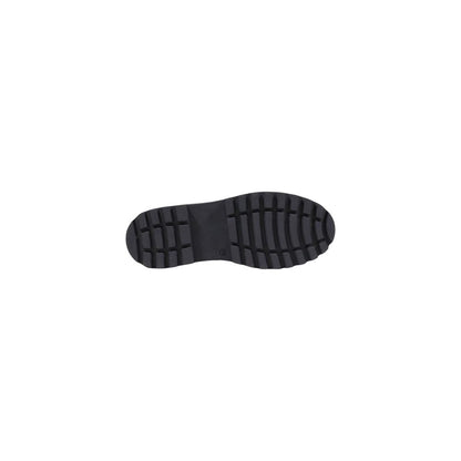 Alviero Martini Prima Classe Black Polyethylene Lace-Up Boots